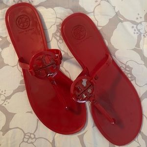 Tory Burch Mini Miller Jelly Thong, Size 9